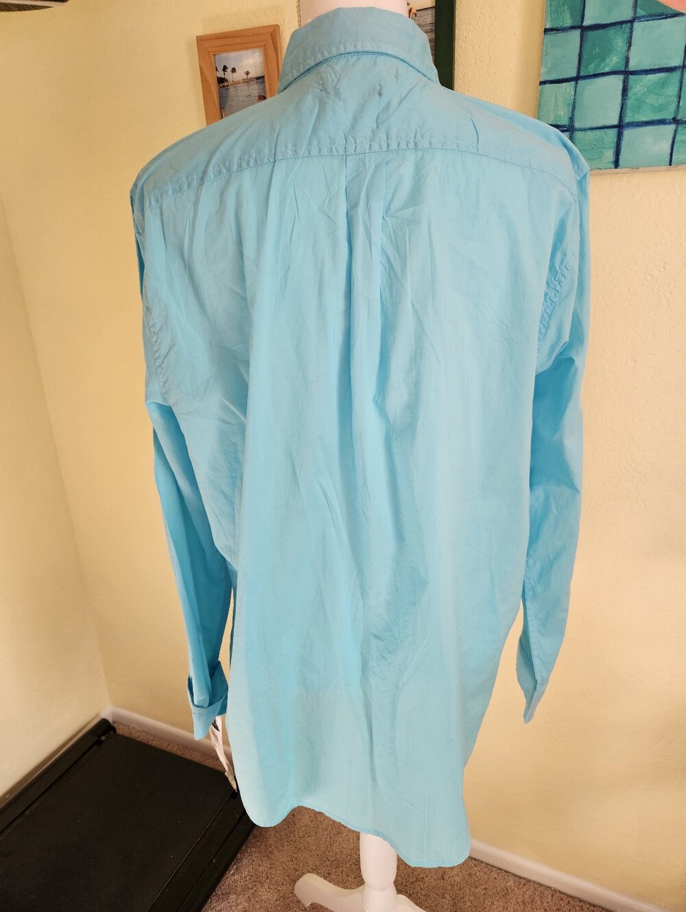 Ralph lauren Womens Blue button down shirt. Sz XL - Picture 3 of 9